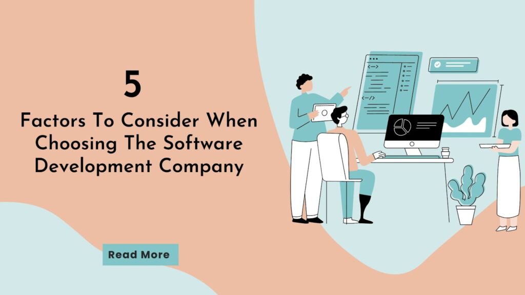 5 Factors To Consider For Choosing The Software Development Company